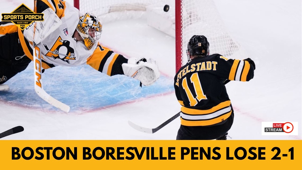 Pens Lose 2-1 in Boston