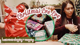 last minute Christmas shopping + wrap with me! | vlogmas day 23