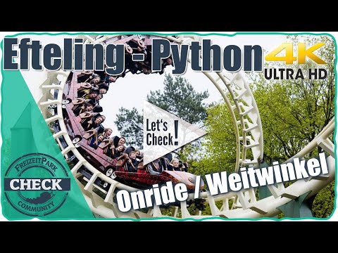 Efteling - Python Onride (UHD/4K)