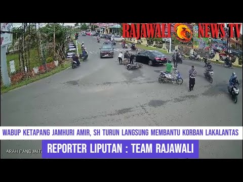 WABUP KETAPANG JAMHURI AMIR, SH TURUN LANGSUNG MEMBANTU KORBAN LAKALANTAS