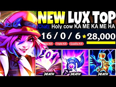 New OP SOUL FIGHTER LUX Skin Top lane TURNED INTO SSJG: Delete ENTIRE TEAMS 🔥 LoL Lux s13 Gameplay