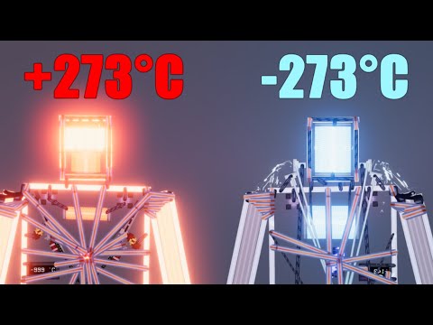 Hot VS Cold Robot Fight in People Playground