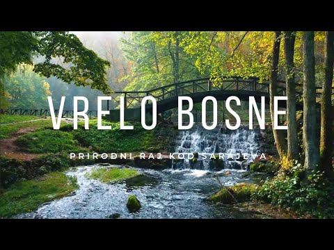 Vrelo Bosne ( Sarajevo - Ilidža ) , Drone , Bosnia and Herzegovina 4K