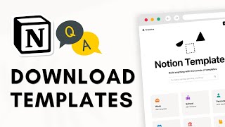 How to Download & Import Notion Templates? ( + Free Template)