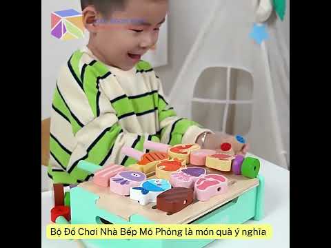 Đồ chơi nhập vai đầu bếp lò nướng BBQ giúp bé phát triển kỹ năng nhập vai, vui chơi cùng bạn bè - BAO NGON TOYS - DG339