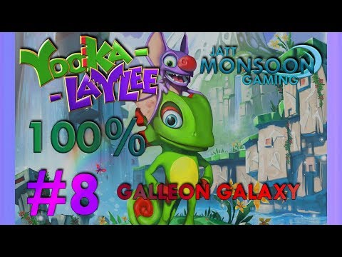 World 5 | Galleon Galaxy | Yooka-Laylee 100% Walkthrough