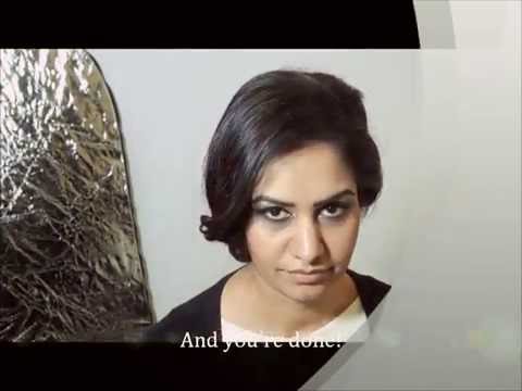 how to do wedding party hairstyle side bun