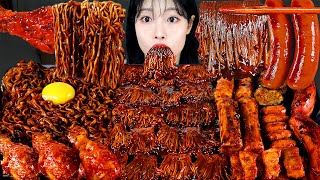 Download lagu ASMR MUKBANG| Fire Black bean Mushrooms, Sausage, Rice cake. Black bean noodles. Seasoned Chicken. mp3 Download lagu ASMR MUKBANG| Fire Black bean Mushrooms, Sausage, Rice cake. Black bean noodles. Seasoned Chicken. mp3