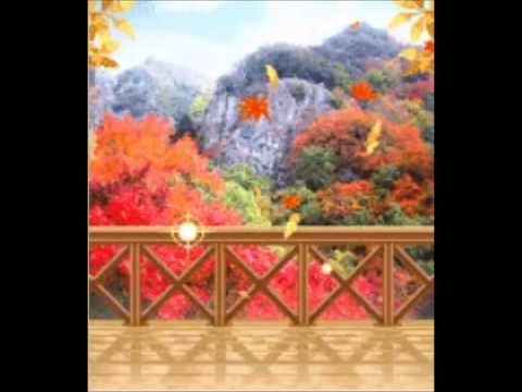 秋の風景・背景アニメーション画像Autumn landscape image