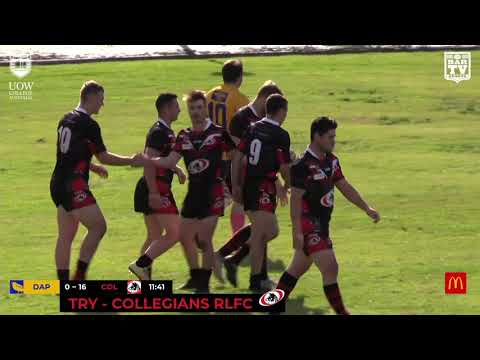 2019 IDRL Reserve Grade Round 10 Highlights - Dapto Canaries vs Collegians