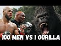 What Happens When 100 Men Face ONE Gorilla