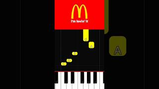 Download lagu McDonalds Theme Song Jingle EASY SLOW BEGINNER PIANO TUTORIAL for Kids Adults with Piano Notes mp3