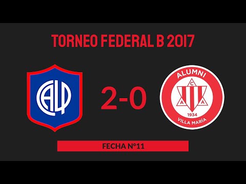 Torneo Federal B 2017 - Fecha N°11 - Las Palmas (Cordoba) 2-0 Alumni