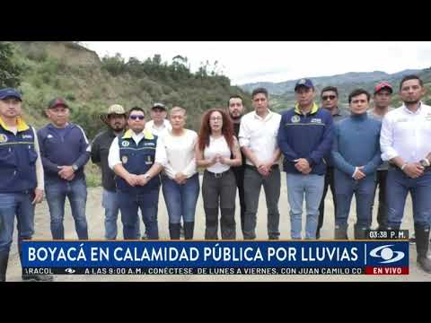 BOYACA EN CALAMIDAD PÚBLICA POR LLUVIAS ☔️ 