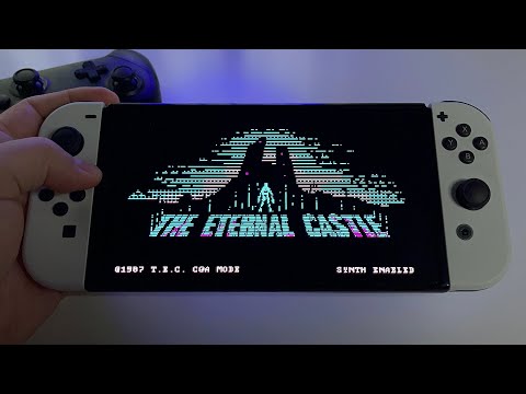 The Eternal Castle [REMASTERED] 4 min Review | Switch OLED handheld gameplay