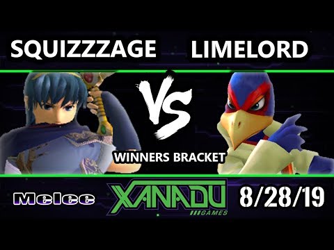 S@X 317 SSBM - squizzage (Marth) Vs. LimeLord (Falco) Smash Melee Winners Round 2