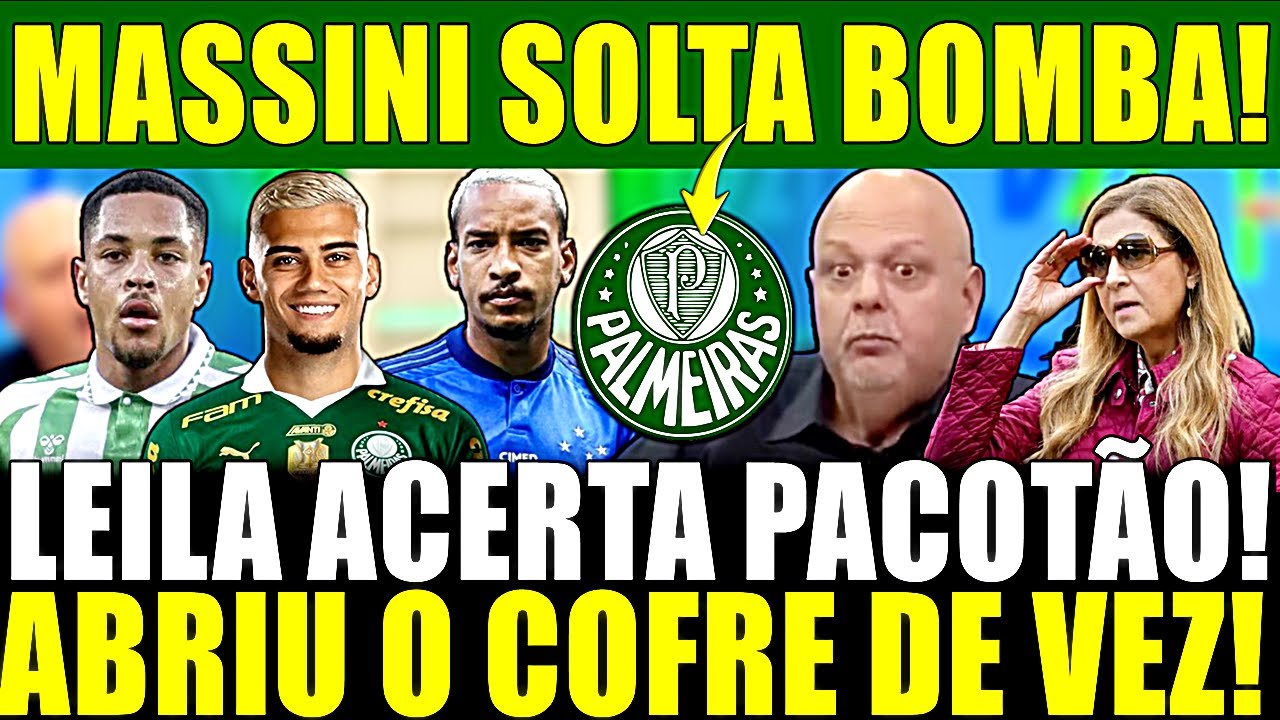 ACABOU DE EXPLODIR!! ABRIU O COFRE DE VEZ! LEILA ACERTA PACOTÃO! FONTE DE MASSINI CRAVOU A BOMBA!