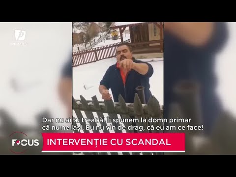 Intervenție cu scandal la Borșa. Localnici supărați pe drumuri