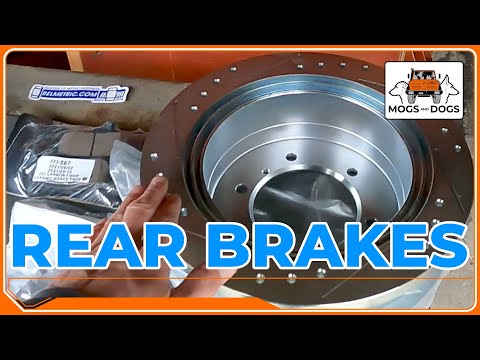 How to replace Mitsubishi Montero Gen 2.5 REAR brake pads, and rotors