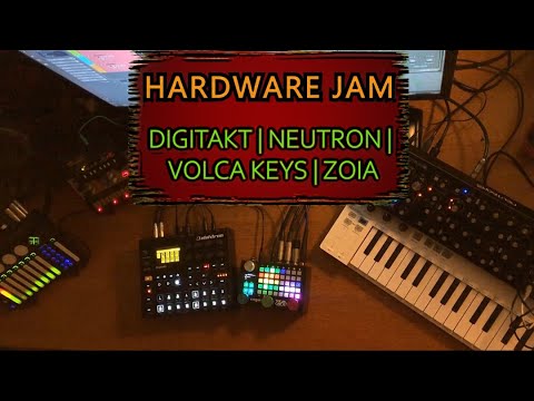 Full Hardware Jam - Digitakt, Volca Keys + Monotron Delay, Behringer Neutron, Empress ZOIA
