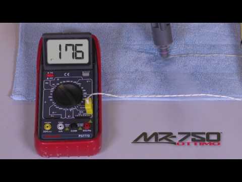 Vapamore MR-750 Ottimo Heavy-Duty Steam Cleaner Temp Gauge Test