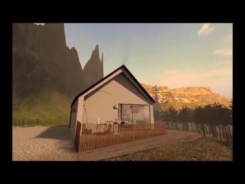 Wizualizacja architektonicza domu parterowego