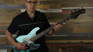 Video thumbnail for Lake Placid Blue Dingwall Super J 4-string at John Fox Bass by John Fox Bass