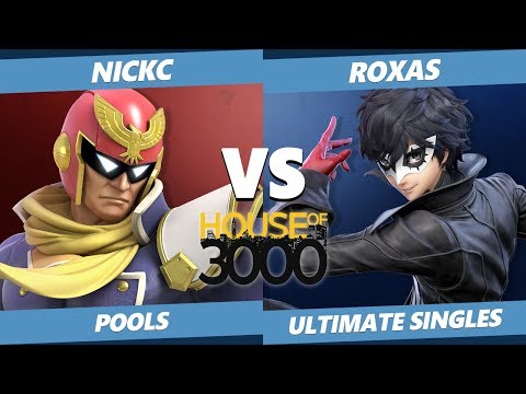 Smash Ultimate Tournament - NickC (Captain Falcon) Vs. Roxas (Joker) SSBU Xeno 168 Pools