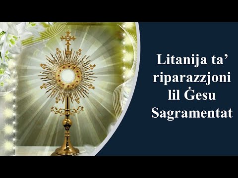 Litanija ta' riparazzjoni lil Ġesu Sagramentat