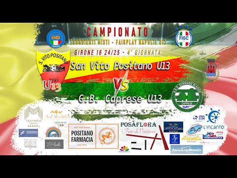 4' Camp. Primaverile ESORDIENTI Misti U13  Girone 16 24/25 SAN VITO U13 vs G.B. CAPRESE U13