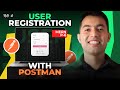 MERN 6 User Registration In Express Js With Postman Getting User Data As Response