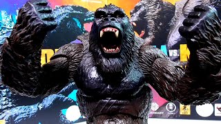 S.H.MonsterArts KONG FROM GODZILLA VS. KONG(2021)レビュー【守護神爆誕！映画が公開になるまでフィギュアで楽しむ☆】 ゴジラvsコング