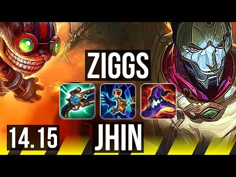 ZIGGS & Rell vs JHIN & Leona (ADC) | 69k DMG, Dominating | EUW Master | 14.15