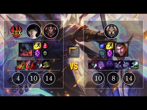 FPX GimGoon Aatrox vs Jayce Top - KR GrandMaster Patch 10.10