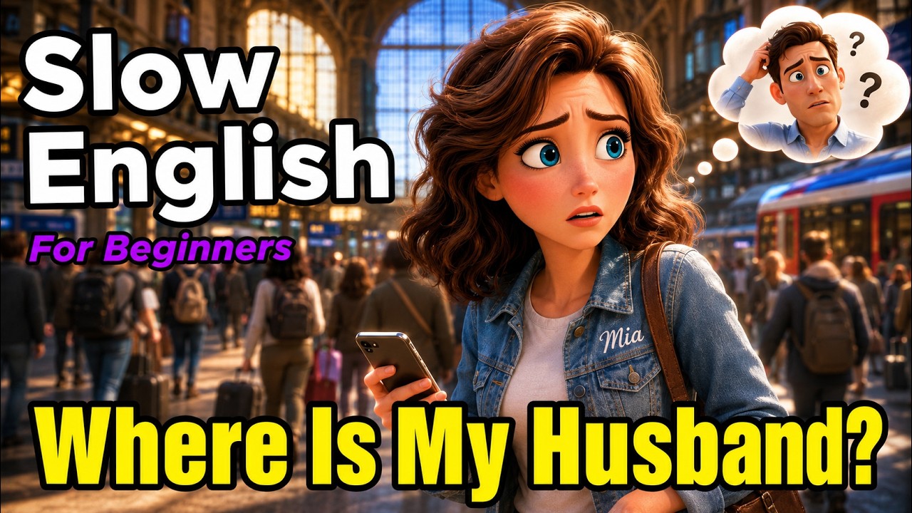 Tom Didn't Come Home!  Easy English Listening Story A2 Level