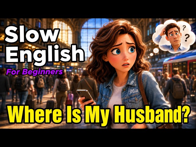 Tom Didn't Come Home!  Easy English Listening Story A2 Level SDDEFAULT Thumbnail