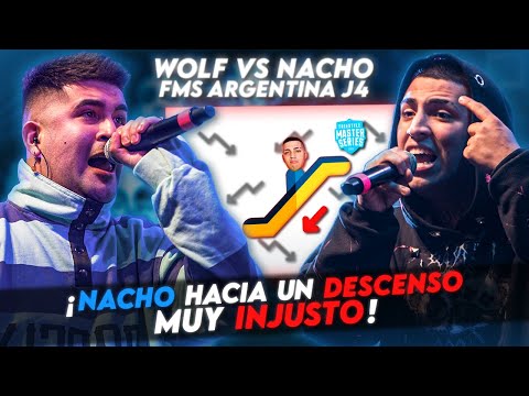 ¡NACHO HACIA UN DESCENSO MUY INJUSTO! | WOLF VS NACHO FMS ARGENTINA J4