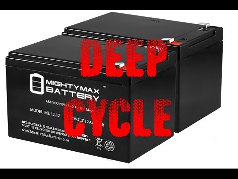 How deep cycle batteries work
