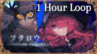 【睡眠用】Fukurou 1 hour Loop. フクロウ~フクロウが知らせる客が来たと~【#折咲もしゅ #REJECT #広告なし】