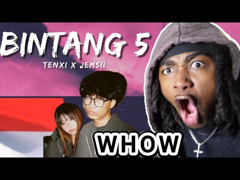 🇮🇩Tenxi & Jemsii - Bintang 5 (Official Music Video Lyric) (REACTION!!)