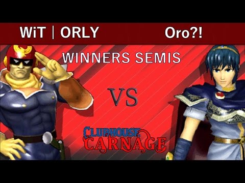 Clubhouse Carnage Melee  WINNERS SEMIS - WiT | ORLY (Captain Falcon) vs Oro?! (Marth)