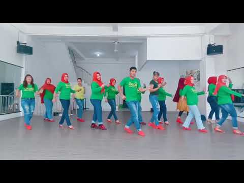 Yank Line Dance / Choreo by Enny Darmaji (INA) / Demo by 7Gym & Studio Palembang