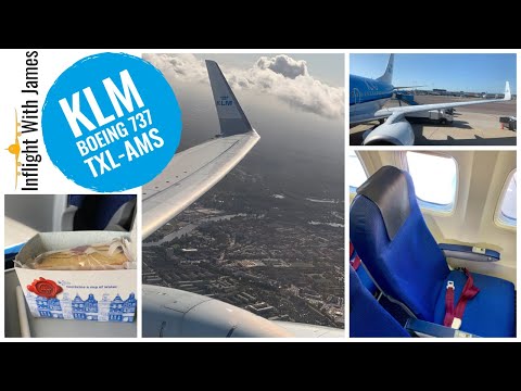 YouTube thumbnail for KLM Boeing 737-700 (winglets) Passenger/BBJ1