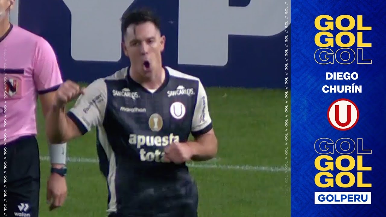 Diego Churín marcó el Universitario 2-1 Comerciantes Unidos #TorneoClausuraXGOLPERU