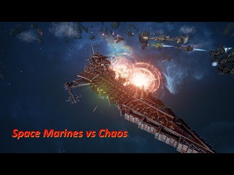 Space Marines vs Chaos! Rank 121, Heroic Difficulty, 1500 Points - Battlefleet Gothic Armada