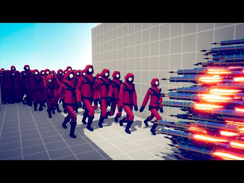 100x SQUID GAME STAFF vs EVERY GOD - TABS | Totally Accurate Battle Simulator 2023