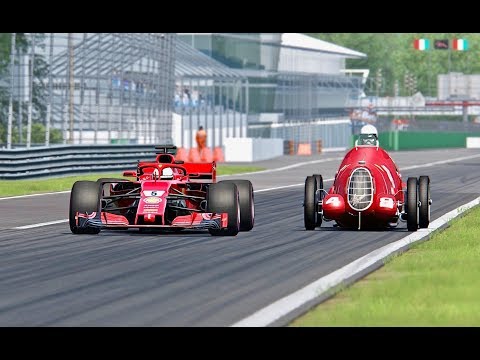 Ferrari F1 2018 vs Alfa Romeo F1 1933 - Monza