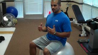 preview picture of video 'Pelvic Flexion/Extension on Ball-Partners in Health & Wellness Chiropractic Series'
