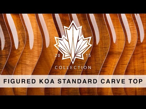 SUHR 2015 COLLECTION - FIGURED KOA STANDARD CARVE TOP