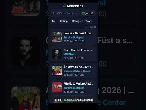 Concert Budapest–Koncertkereső